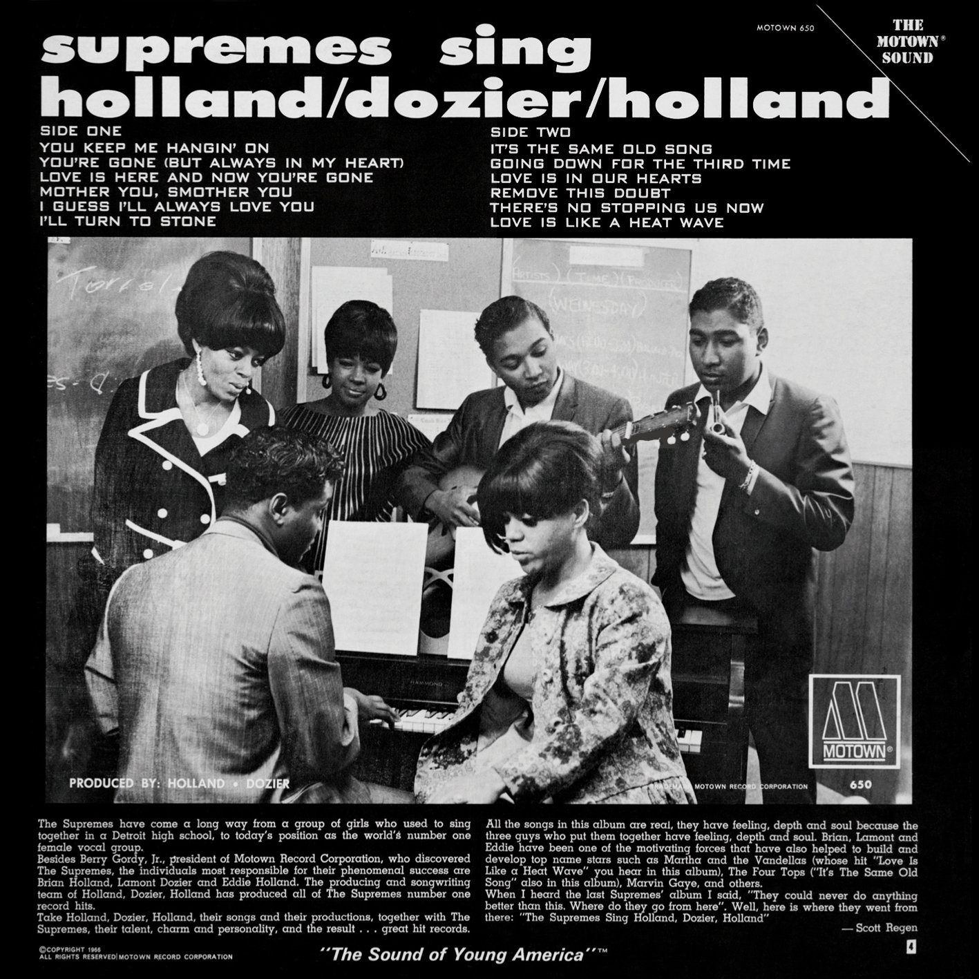 SING HOLLAND DOZIER HOLLAND