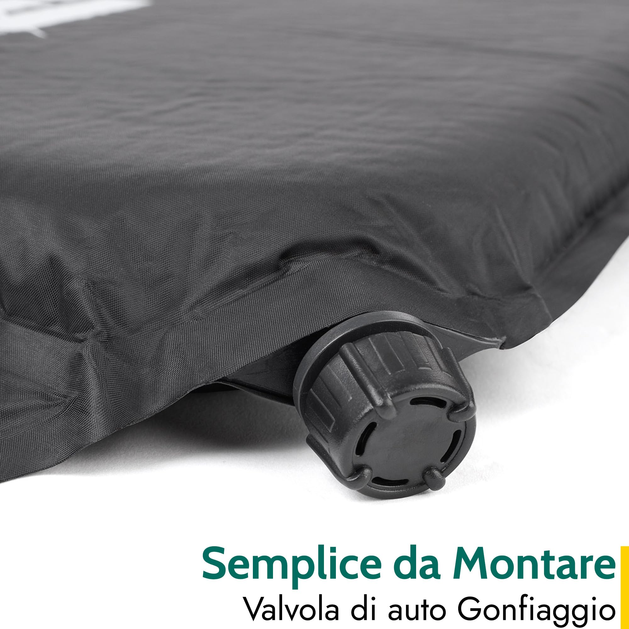 Trail Materassino Gonfiabile da Campeggio Doppio, Materassino Autogonfiante in Memory Foam da 5 cm di Spessore, Materassino da Campeggio Leggero e con Borsa per il Trasporto