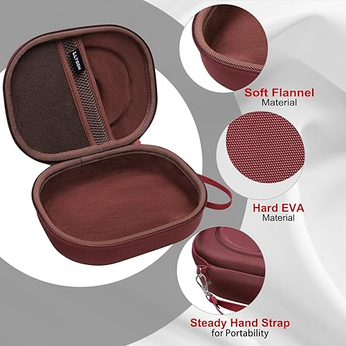 Miniatura 4 de LTGEM Funda rígida para auriculares JBL - Marrón // Gris exterior+Interior gris