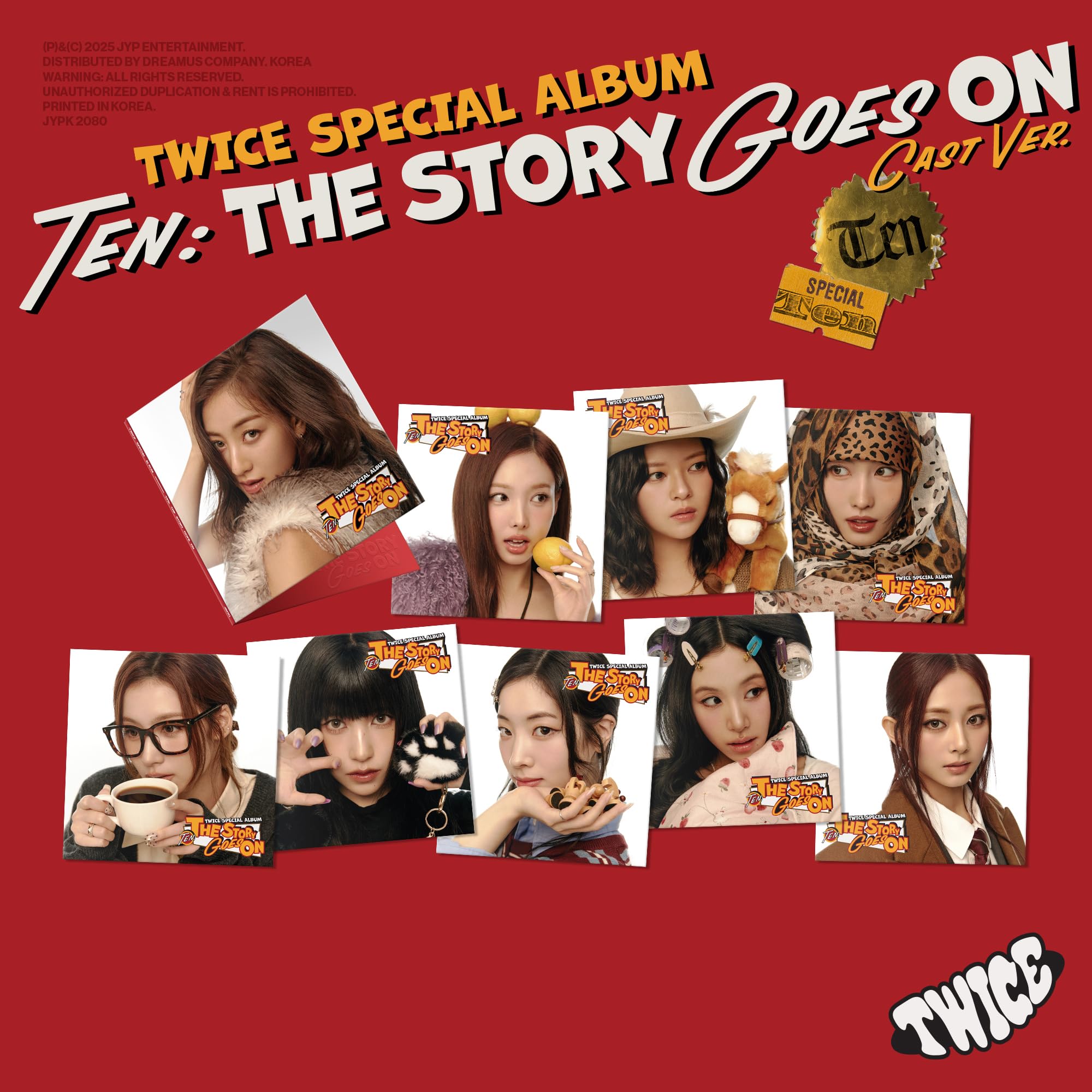Amazon.co.jp: TWICE [TEN: The Story Goes On] (CAST Ver.)（韓国盤