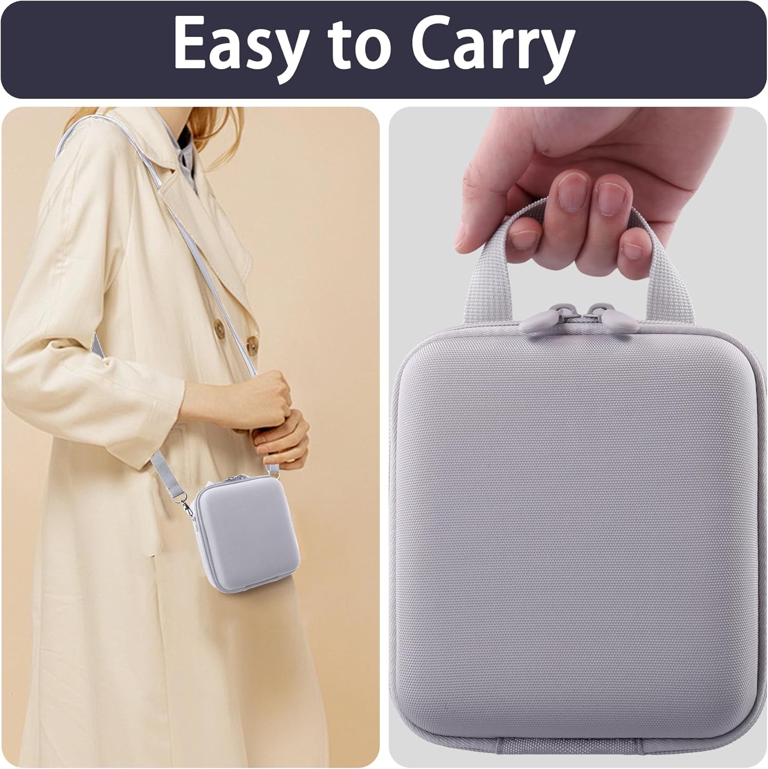 Camera Case Compatible with YIGLLO/Zostuic/Duluvulu/VJIANGER/Gavonde 4K Digital Camera for Photography Auto-Focus Vlogging Camera with 3inch 180° Flip Screen(White Case) - Image 7