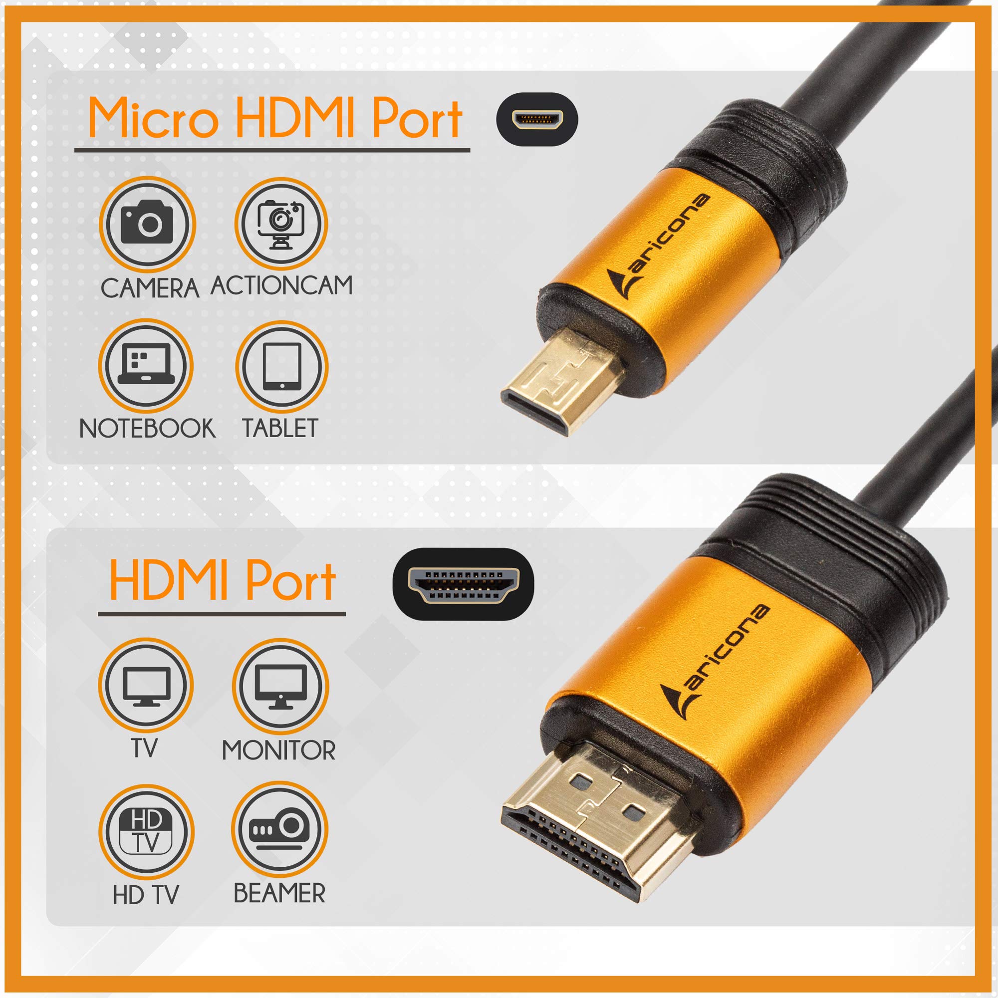 VCE Adattatore Mini HDMI Maschio A HDMI Femmina Connettore Mini HDMI A Maschio A HDMI C Femmina - Foto 7