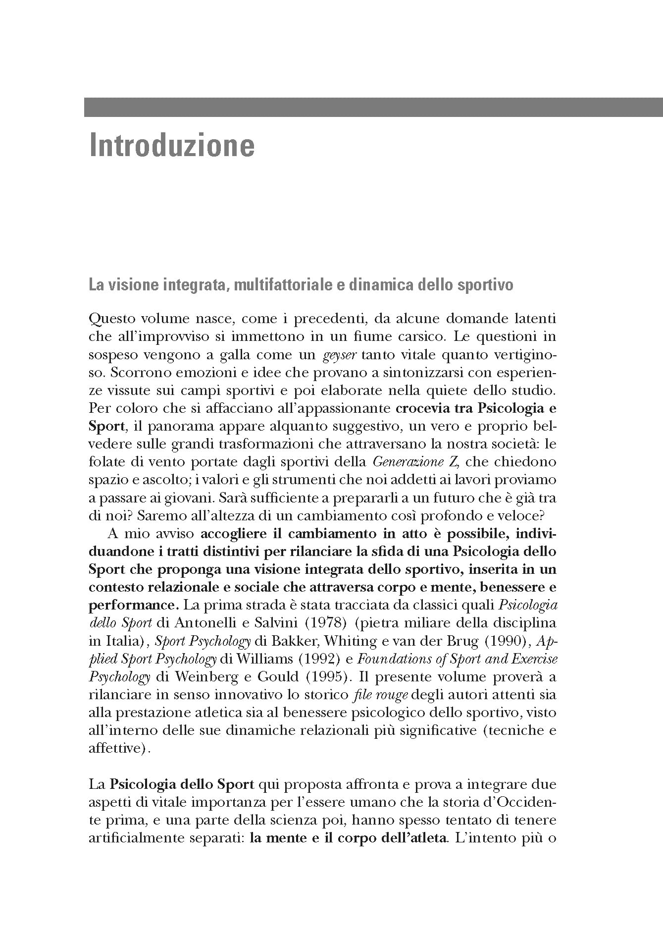 Psicologia dello sport. Nuove frontiere relazionali con l'atleta della generazione Z