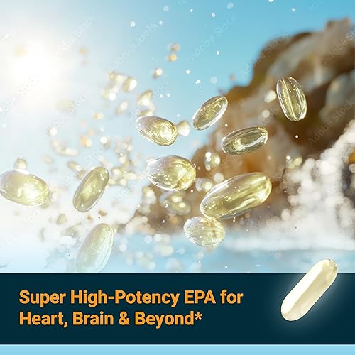 Miniatura 4 de Naturalis Triple UltraEPA (1000 mg)  Fuerza altamente concentrada y avanzada - Soporte para corazón, cerebro y estado de ánimo*  Sin OMG, sin soja