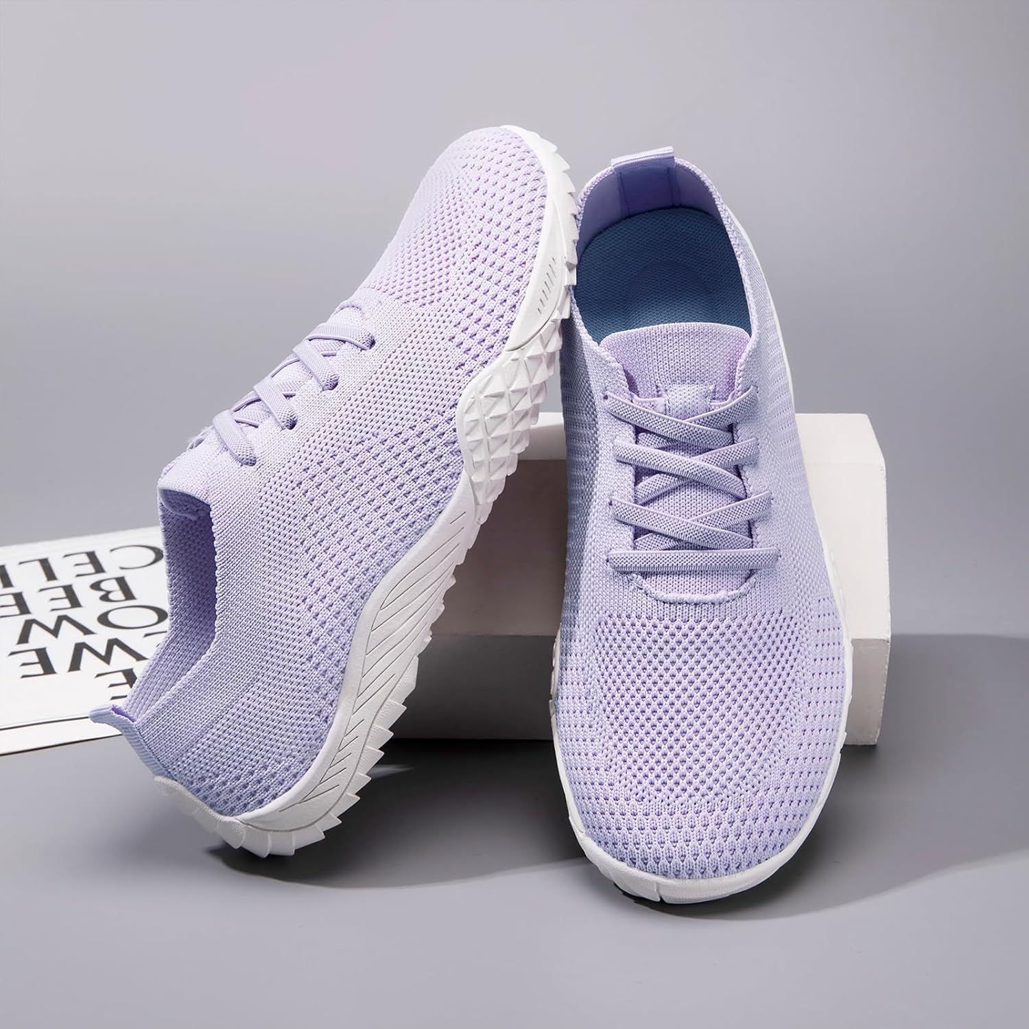 Barefoot Shoes Women Tennis Slip On Sneakers for Women Gym Running Zero Drop Workout Trail Minimalist Shoes 6.5 Light Purple image 7 of 8 B0DZHC52VC