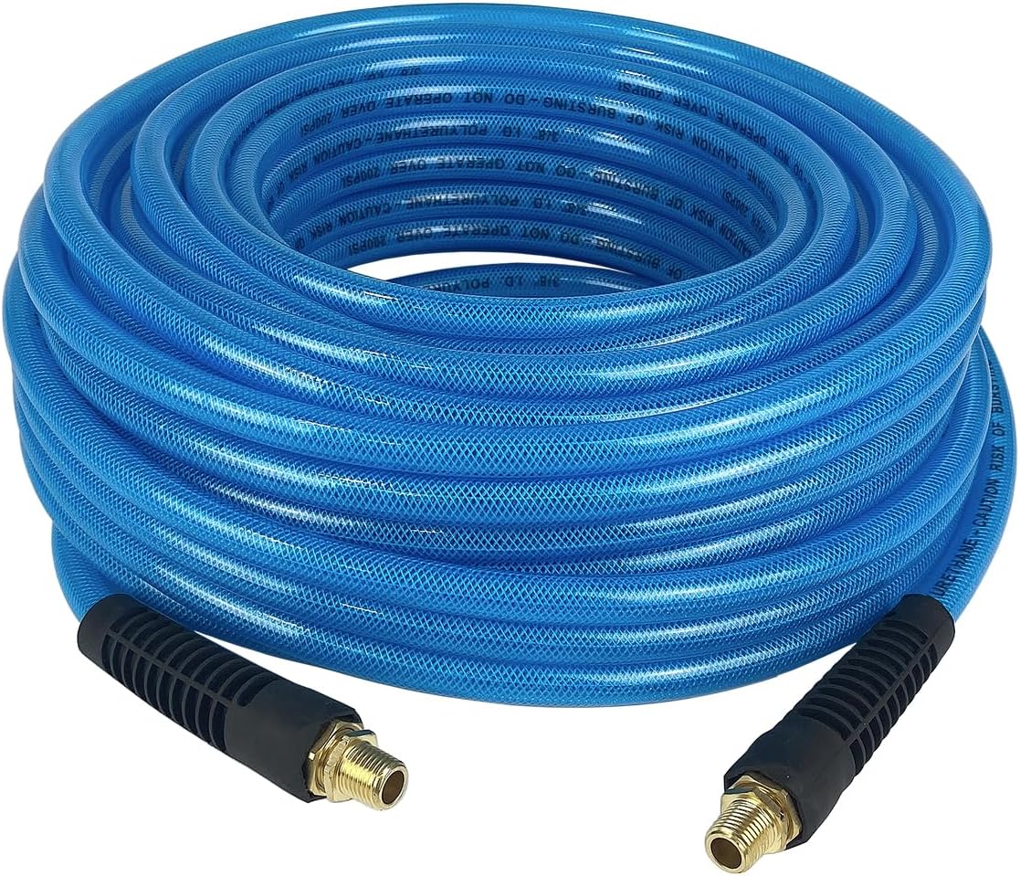 Primefit PU381002-B 3/8-Inch x 100-Feet Polyurethane Air Hose with Field Repair Ends (Max 200-PSI Pressure)