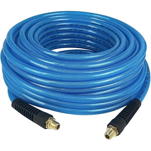 Primefit PU381002-B 3/8-Inch x 100-Feet Polyurethane Air Hose with Field Repair Ends (Max 200-PSI Pressure)