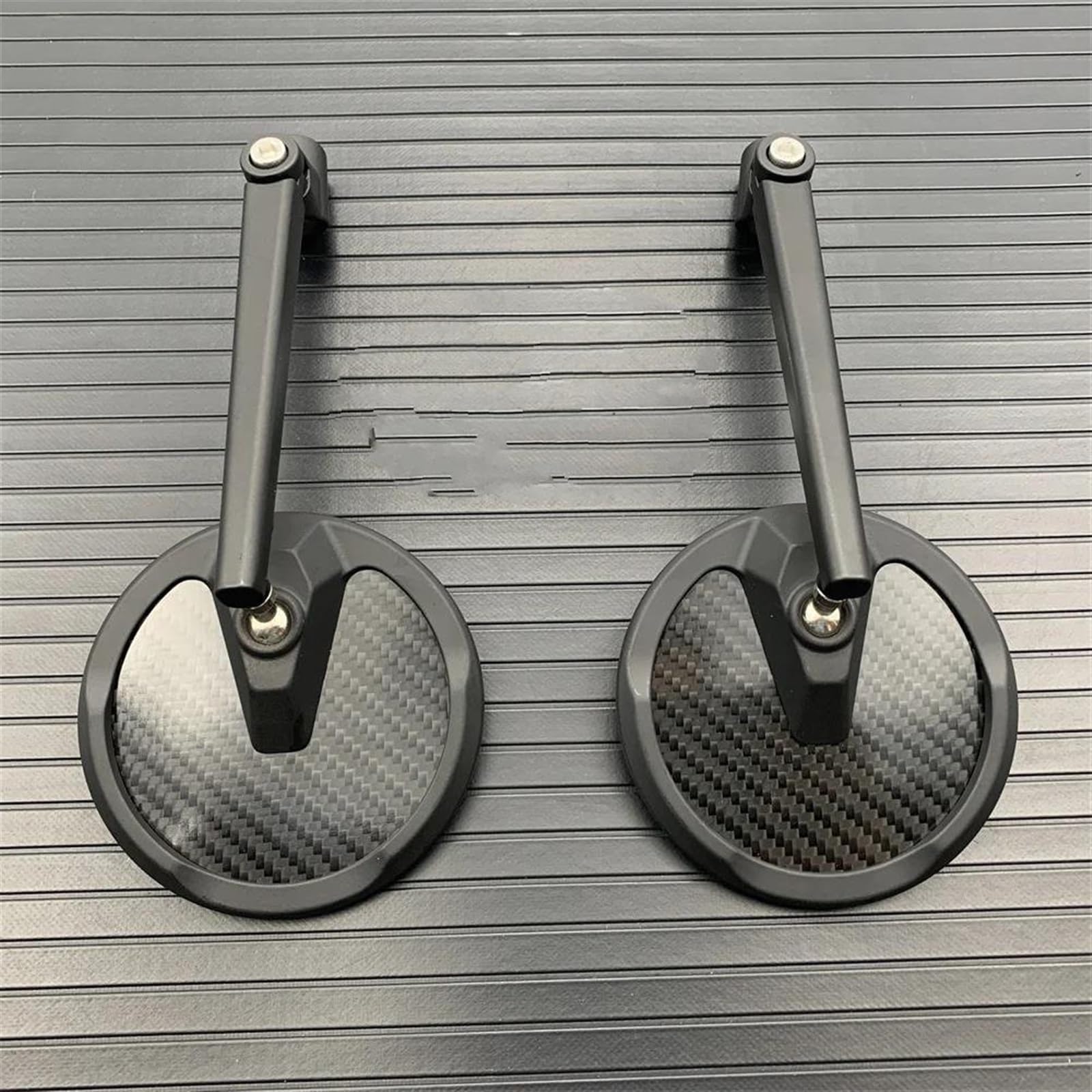 Specchietti Laterali Specchietto Retrovisore Moto Sinistro Destro Regolabile Rotante di Ricambio per Ducati Scrambler Diavel/Carbon/XDiavel/S Monster(Misurare:B)