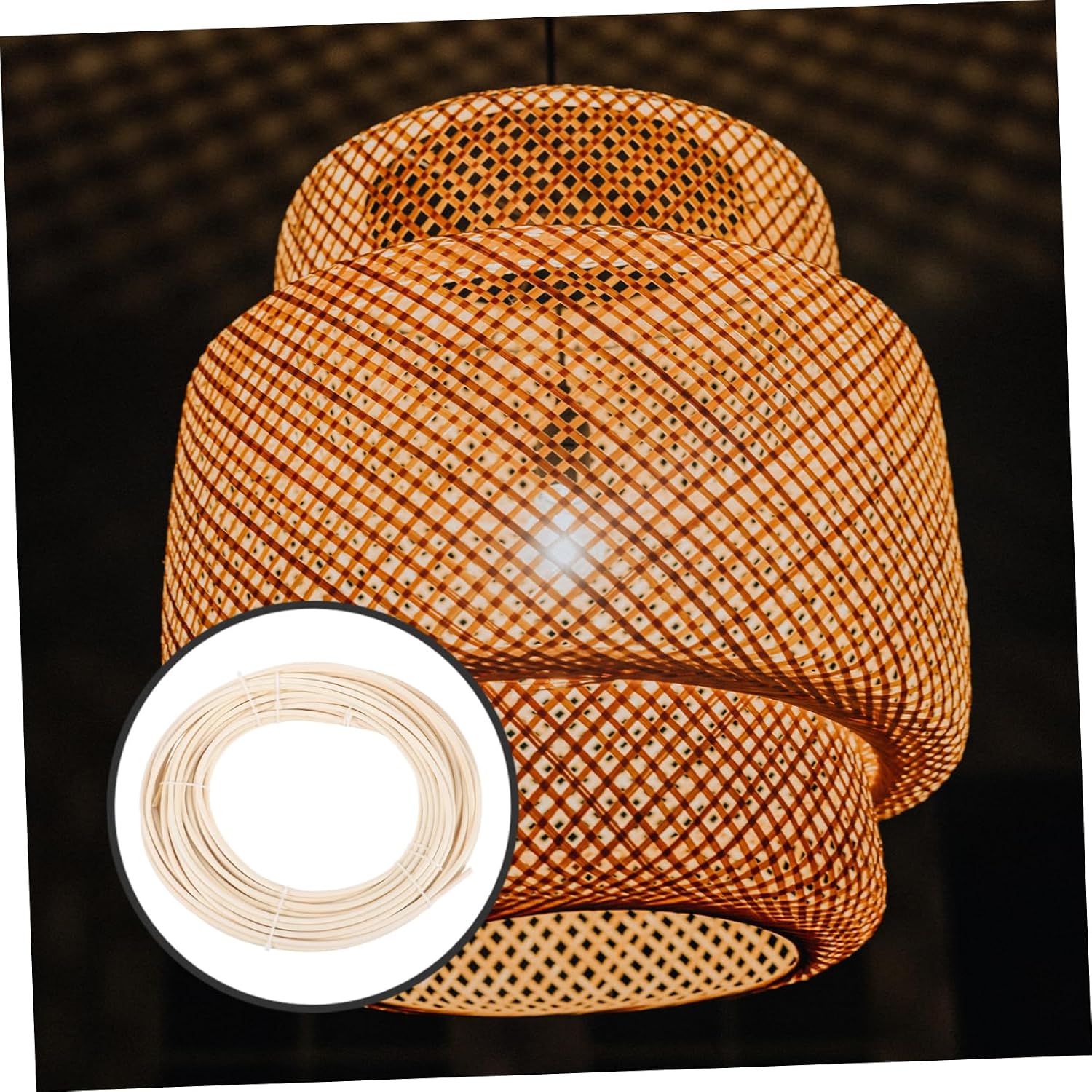 1 Roll Rattan Weaving Material for Furniture Repairs and DIY Crafts