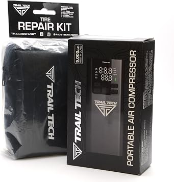 TIRE REPAIR KIT and Portable Air Compressor Bundle