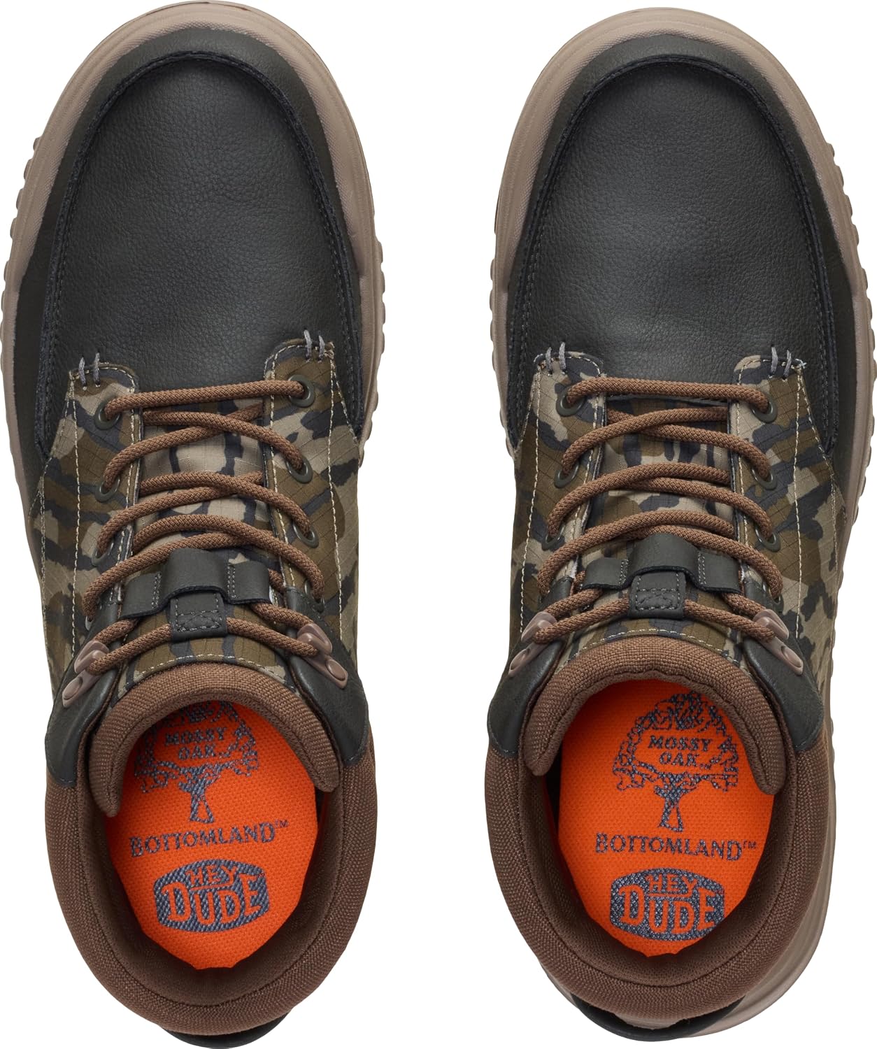 HEYDUDE Men's Mossy Oak OBL Bradley II Boot | Water Repellent Upper