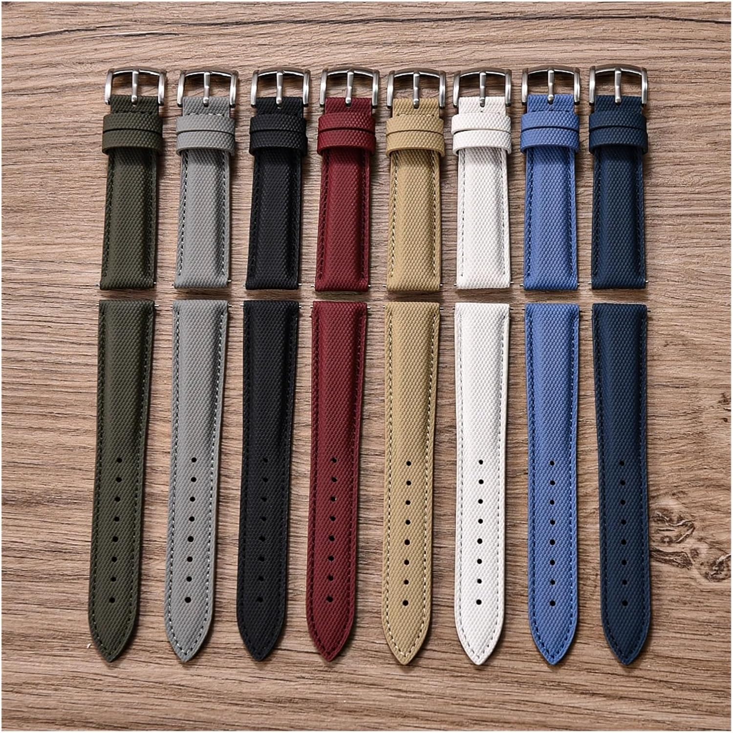 QL Supply Co Coated Sailcloth Sport Strap 18/19/20/22mm Waterproof Quick Release Wrist Band Smart Watches Accessories