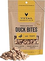 Vista 11 de Vital Essentials Beef Bites Golosinas para Perros, 6.2 oz Liofilizado Crudo Proteína Única Golosinas de Entrenamiento de Calidad Premium