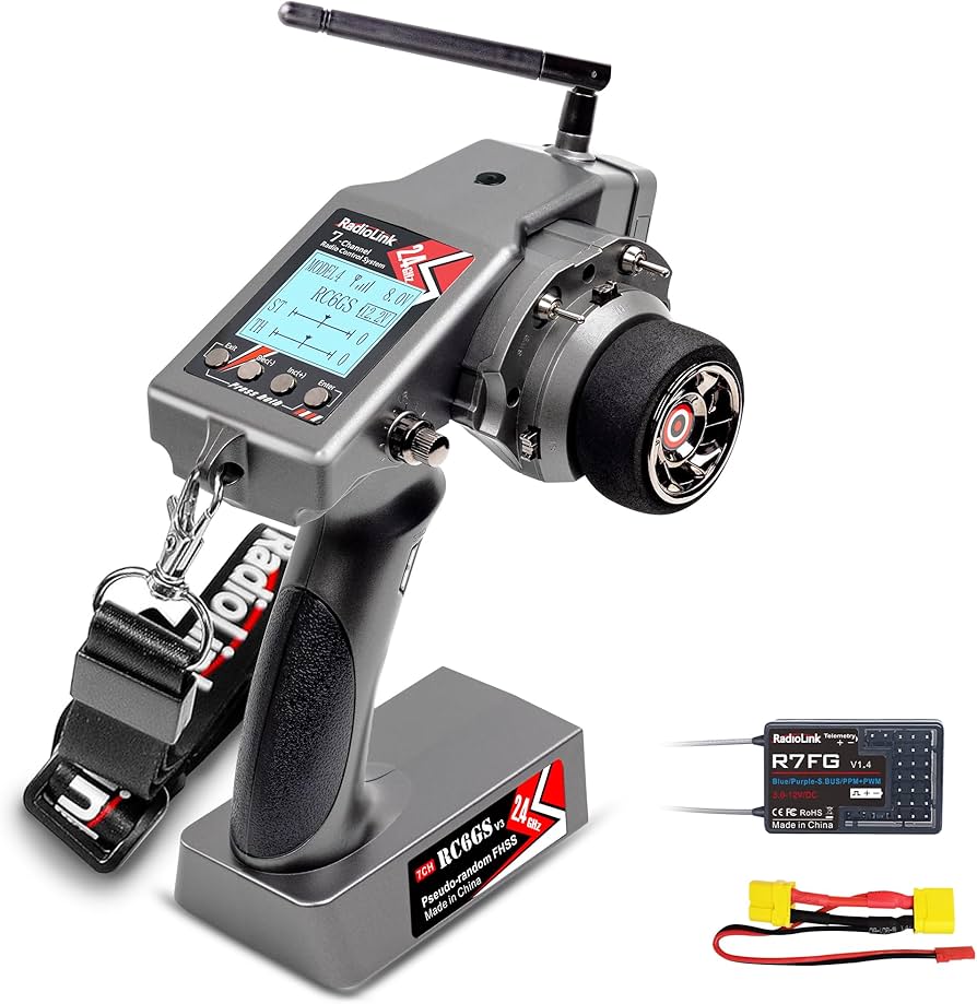 ラジコン　プロポ　RadioLink RC6GS V3 7ch受信機　クローラー Amazon.com: Radiolink RC6GS V3 7 Channels RC Transmitter and