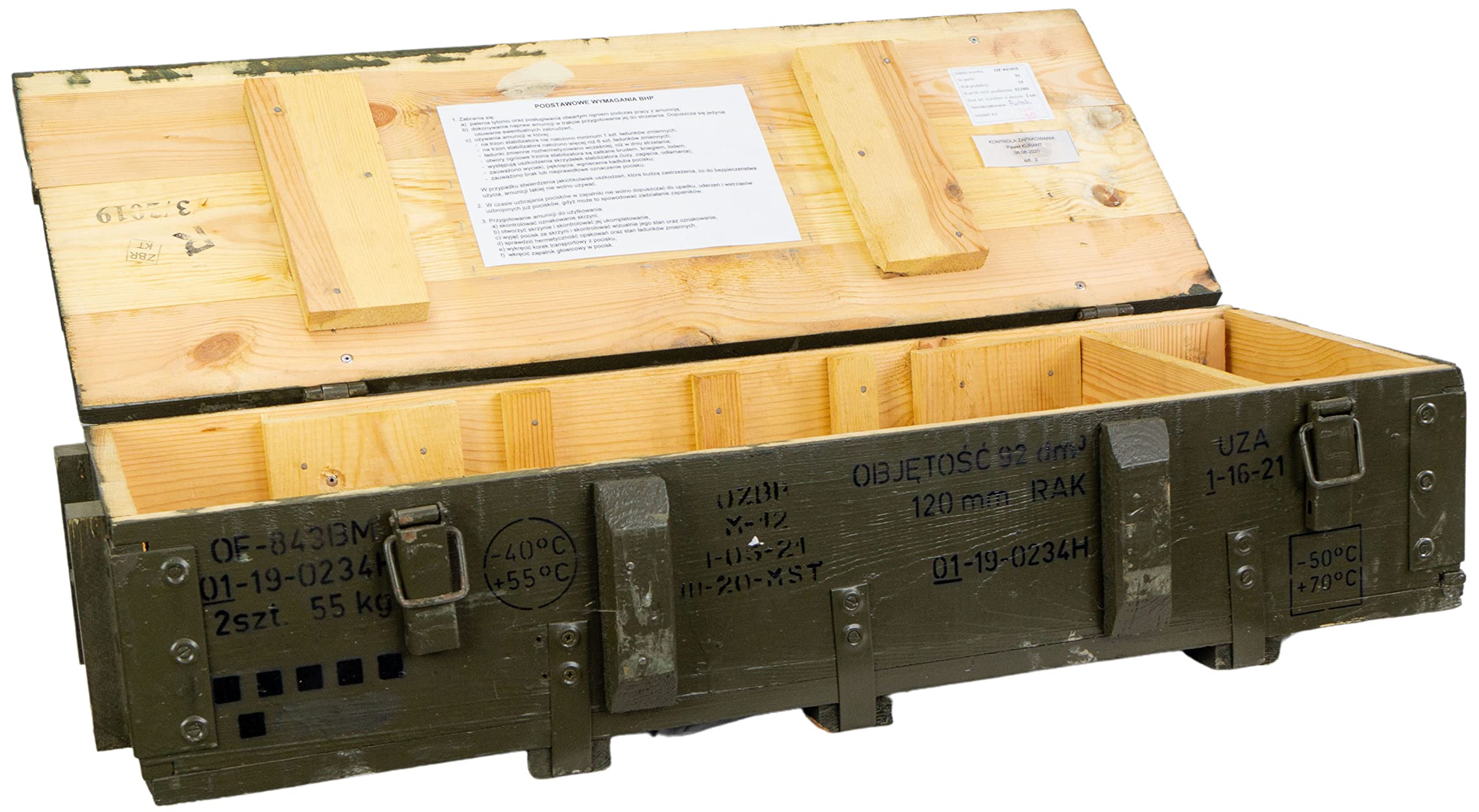 Kistenkolli Altes Land Frachtkiste Werkzeugkiste Transportkiste 155mm 107x30x29cm Aufbewahrung Militärkiste Munitionsbox Holzkiste Holzbox Weinkiste Apfelkiste Shabby Vintage