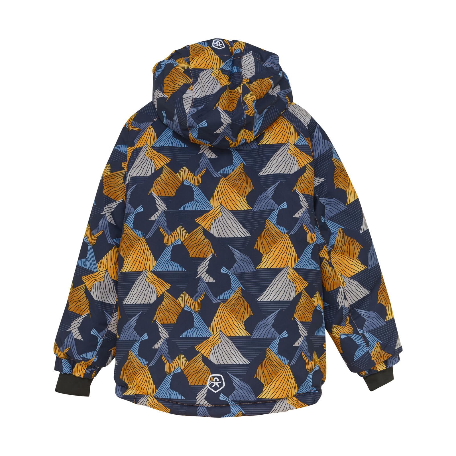 Color Kids Skijacke AOP Orange Pop