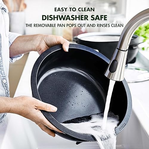 Miniatura 8 de GreenPan Elite Reserve Essential - Olla eléctrica inteligente de 6 cuartos de galón, preajustes para saltear salteados y cocinar arroz, cerámica