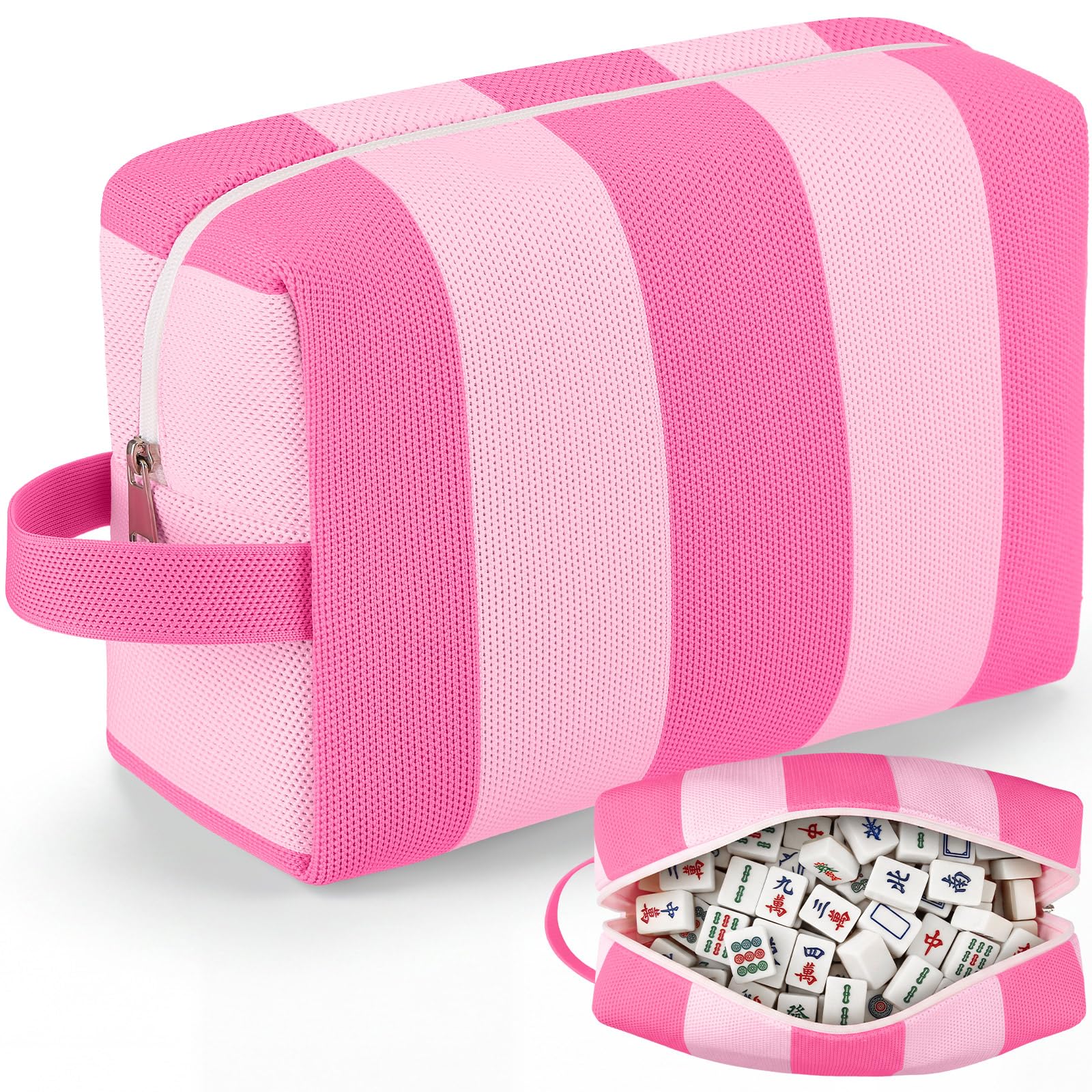 Gilprop Mahjong Tile Bag Woven Clutch Purses for Women