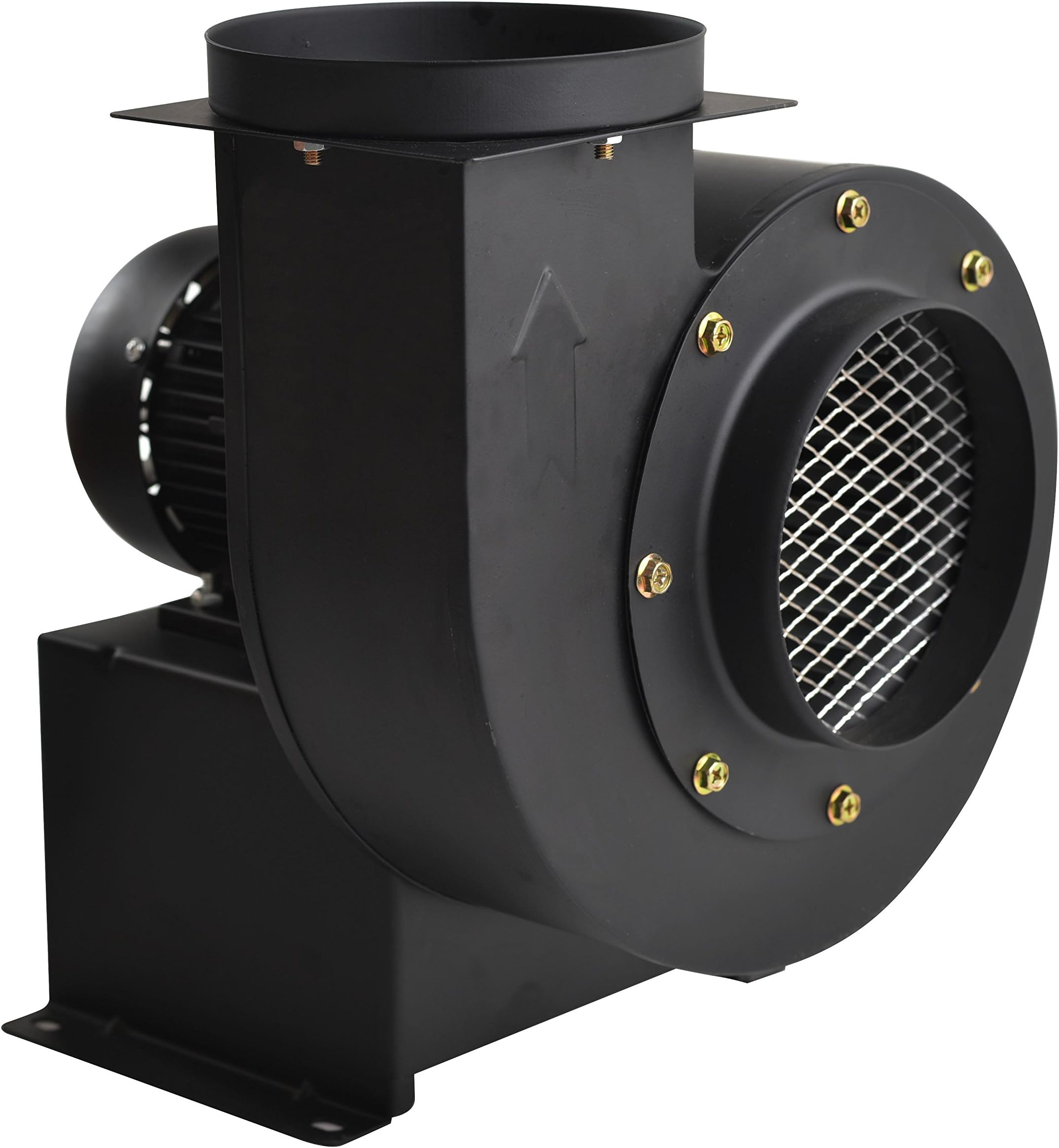 Hakka Centrifugal Blower, Multi-Wing Centrifugal Fan Rectangular Shaded Pole Specialty Blower with Flange, 1400 M2/H Air Flow, 500 CFM, 3300 RPM, 110V/60Hz, 11 amps