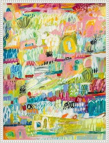 Miniatura 1 de Amanti Art Karen Fields - Lienzo enmarcado para pared, 30 x 23 pulgadas, jardín bohemio II por Karen Fields, lienzo enmarcado para pared, arte