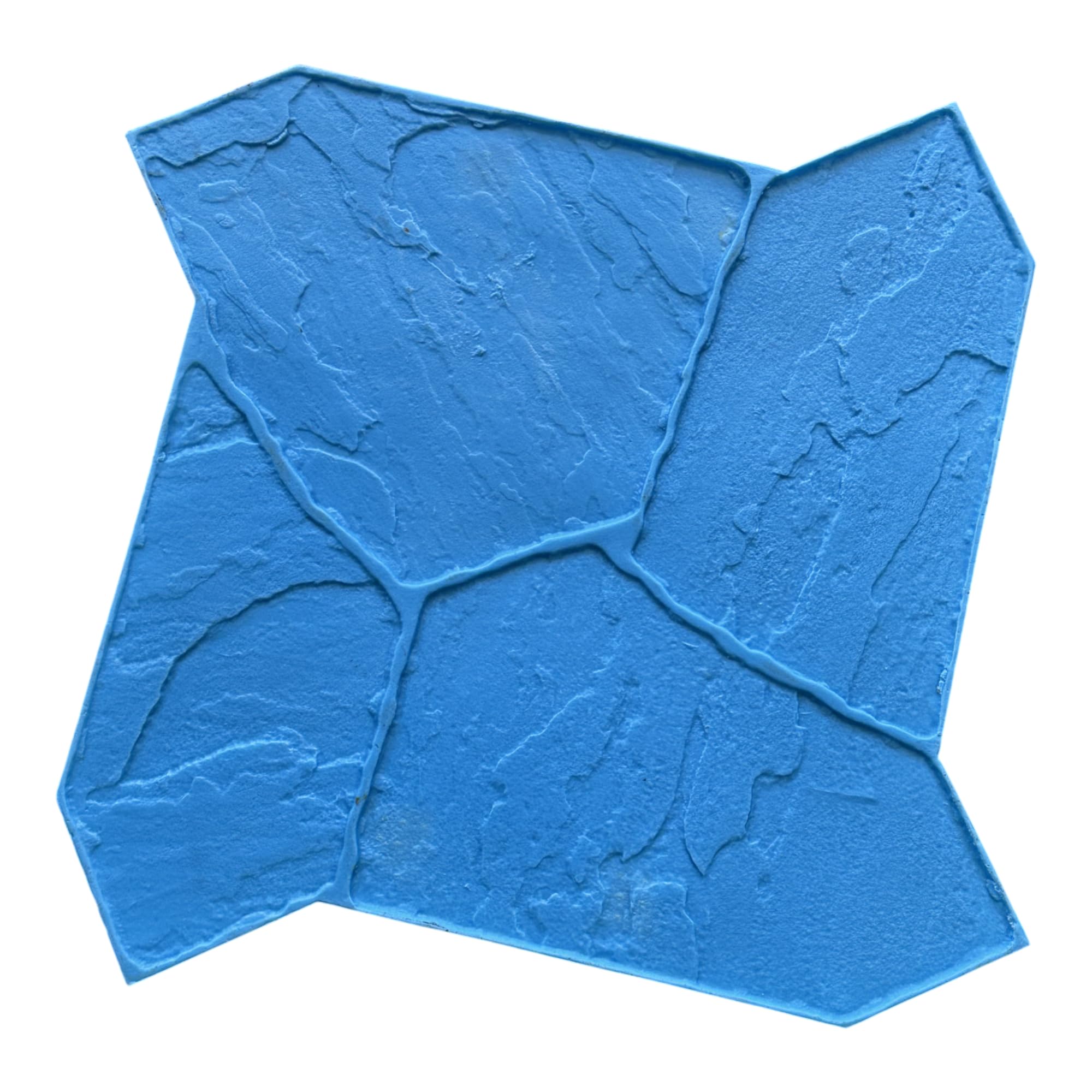 Matrice béton imprimé flagstone : tampon polyuréthane dalle allée