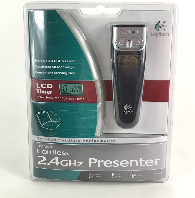 Presentador inalámbrico de 2,4 GHz (negro)