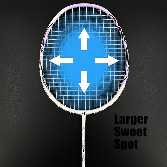 Senston Badminton Racket 100% Full-Carbon Lightweight Badminton Racquet