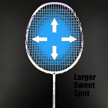 Senston Badminton Racket 100% Full-Carbon Lightweight Badminton Racquet