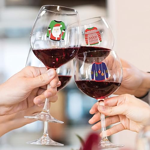 Miniatura 7 de Marcadores de bebida 12 piezas  Calcomanías adhesivas estáticas reutilizables para baby shower (niña bebé)