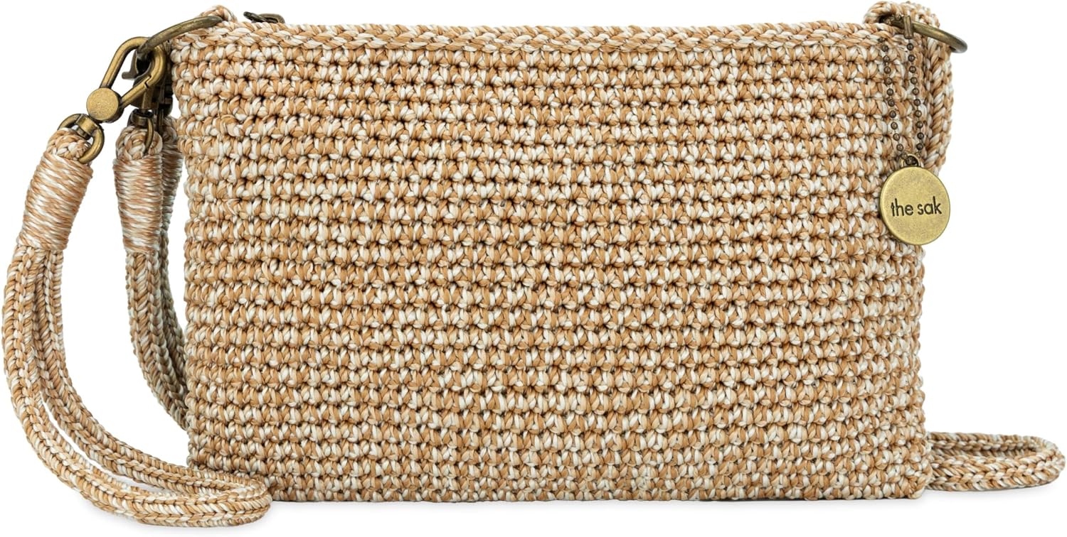 The Sak Vita Small Crochet Wristlet Purse