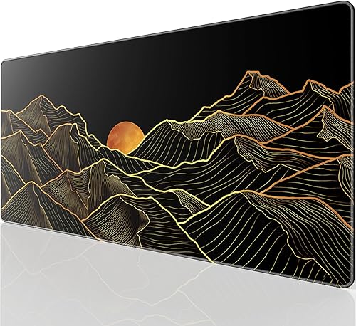 Miniatura 11 de Alfombrilla de mouse KTRIO Excel Shortcuts con tela de microtejido inmejorable, alfombrilla extendida con bordes cosidos, base antideslizante