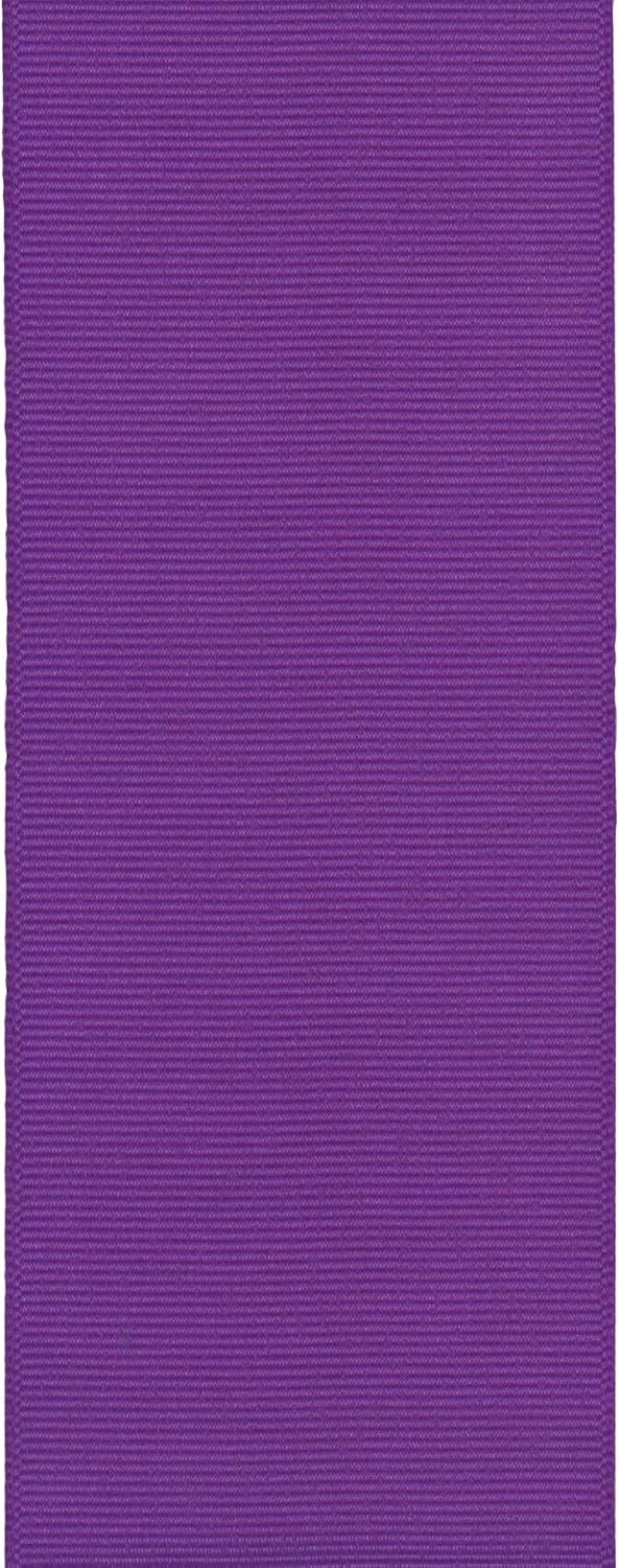 Berwick Offray 2.25" Grosgrain Ribbon, Royal Orchid Purple, 50 Yards