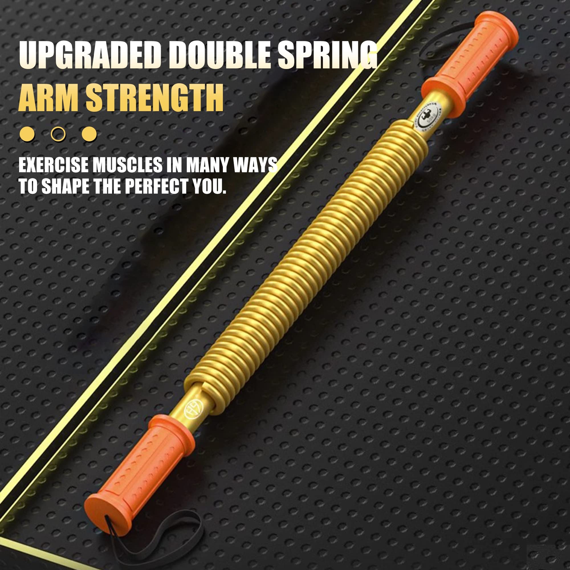 Power Twister Bar Arm Oefening Apparatuur Lichtgewicht Fitnessapparatuur Krachttraining Verdikte Pijp Muur Duurzaam 30-100 kg (Kleur: Oranje-90kg Power Twister Bar Arm Oefening Apparatuur Lichtgewicht Fitnessapparatuur Krachttraining Verdikte Pijp Muur Duurzaam 30-100 kg (Kleur: Oranje-90kg