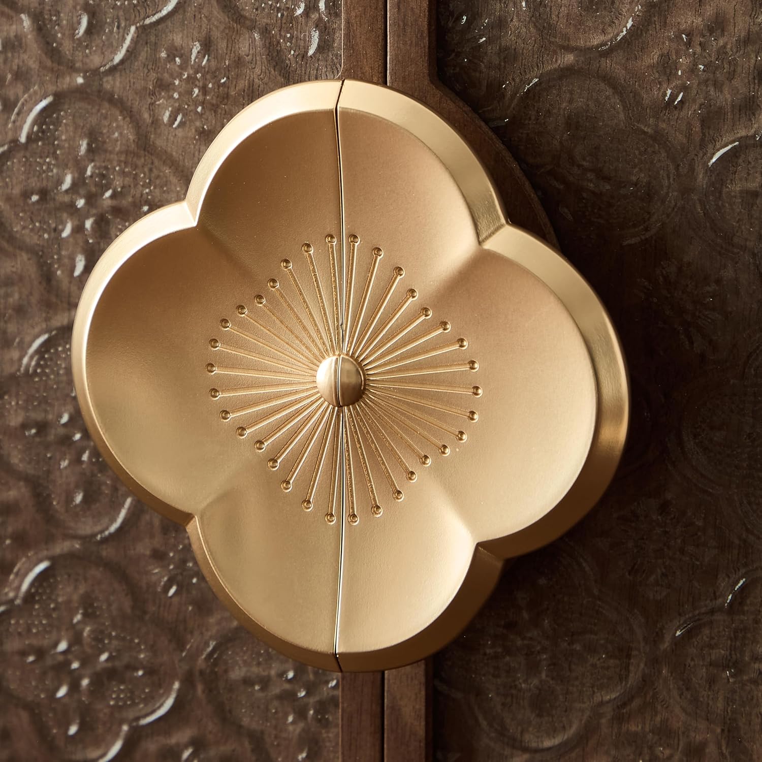 Lockable Walnut Jewelry Box with Key, 5-Layer Jewelry Organizer Storage Box, Wooden Holder for Necklaces, Rings, Earrings & Bracelets (9.05L x 7.87" W x 10.43" H)