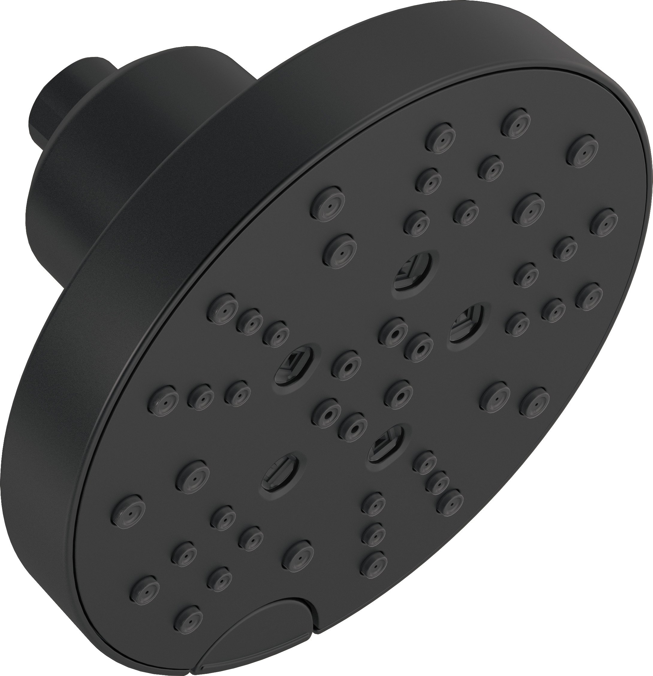 DELTAFaucet 52668-BL UniversalShoweringComponents H2Okinetic 5-Setting Raincan Shower Head, Matte Black