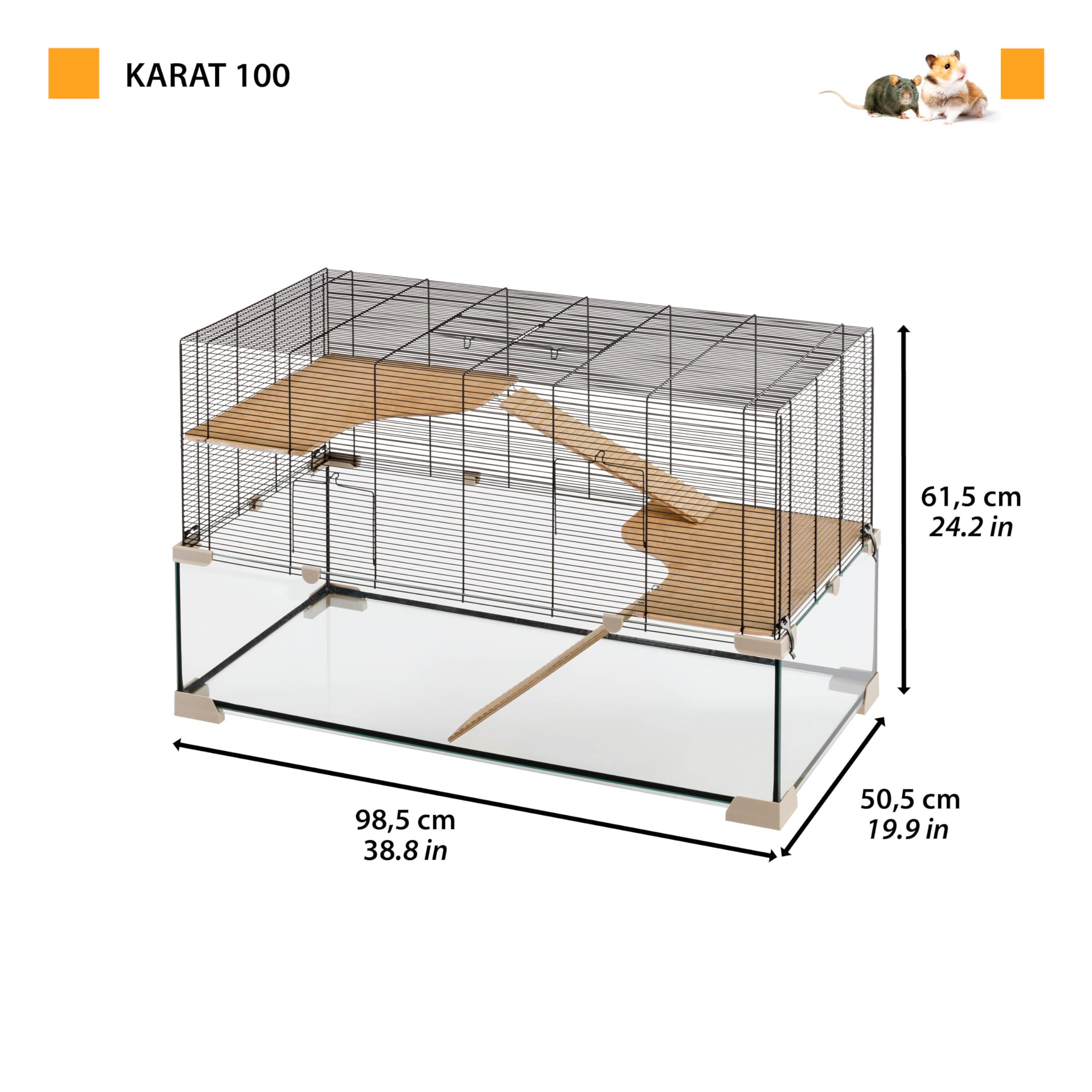 Test de la cage à hamsters Ferplast Criceti 100 : spacieuse et robuste