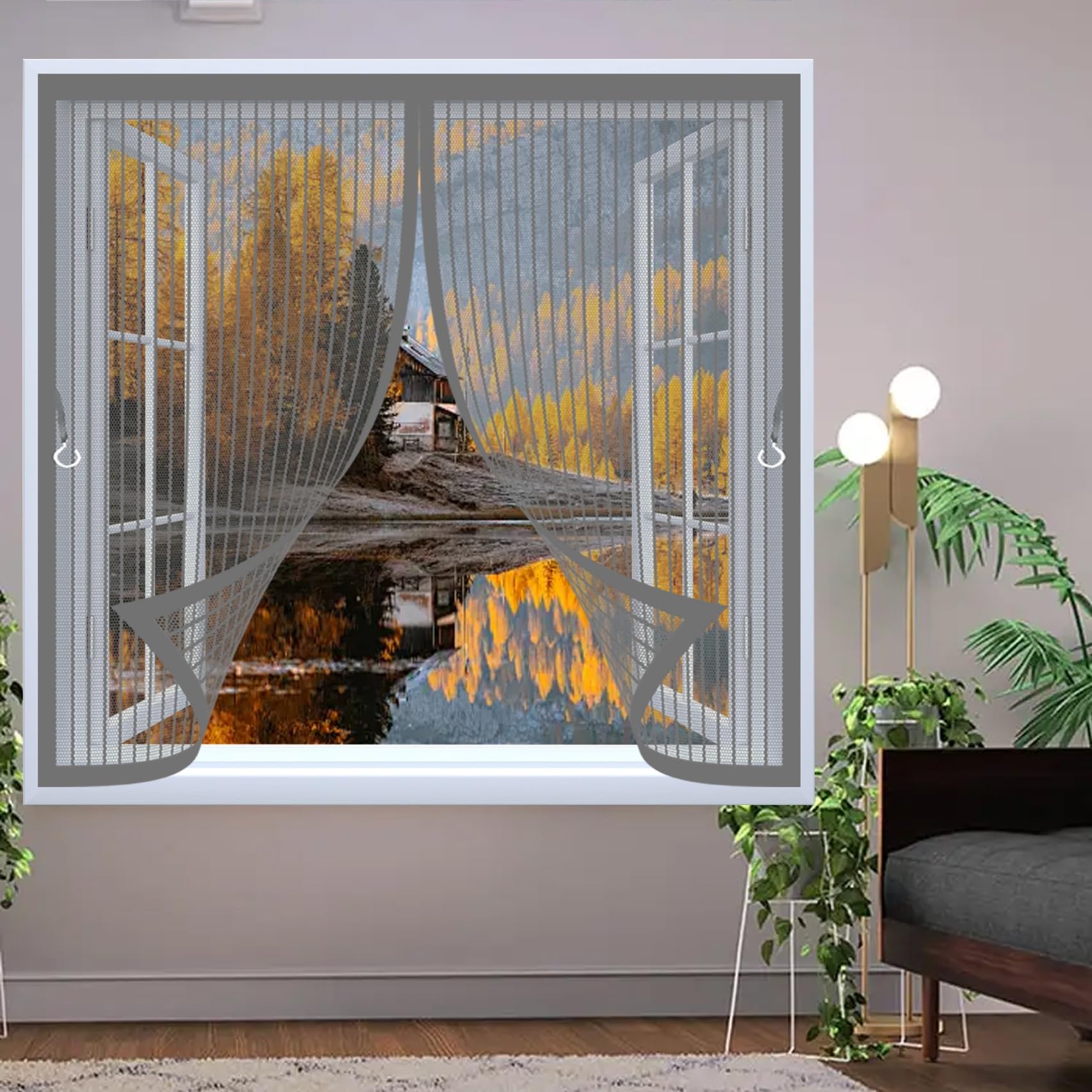 Moustiquaire fenêtre pour ventiler la maison sans insectes