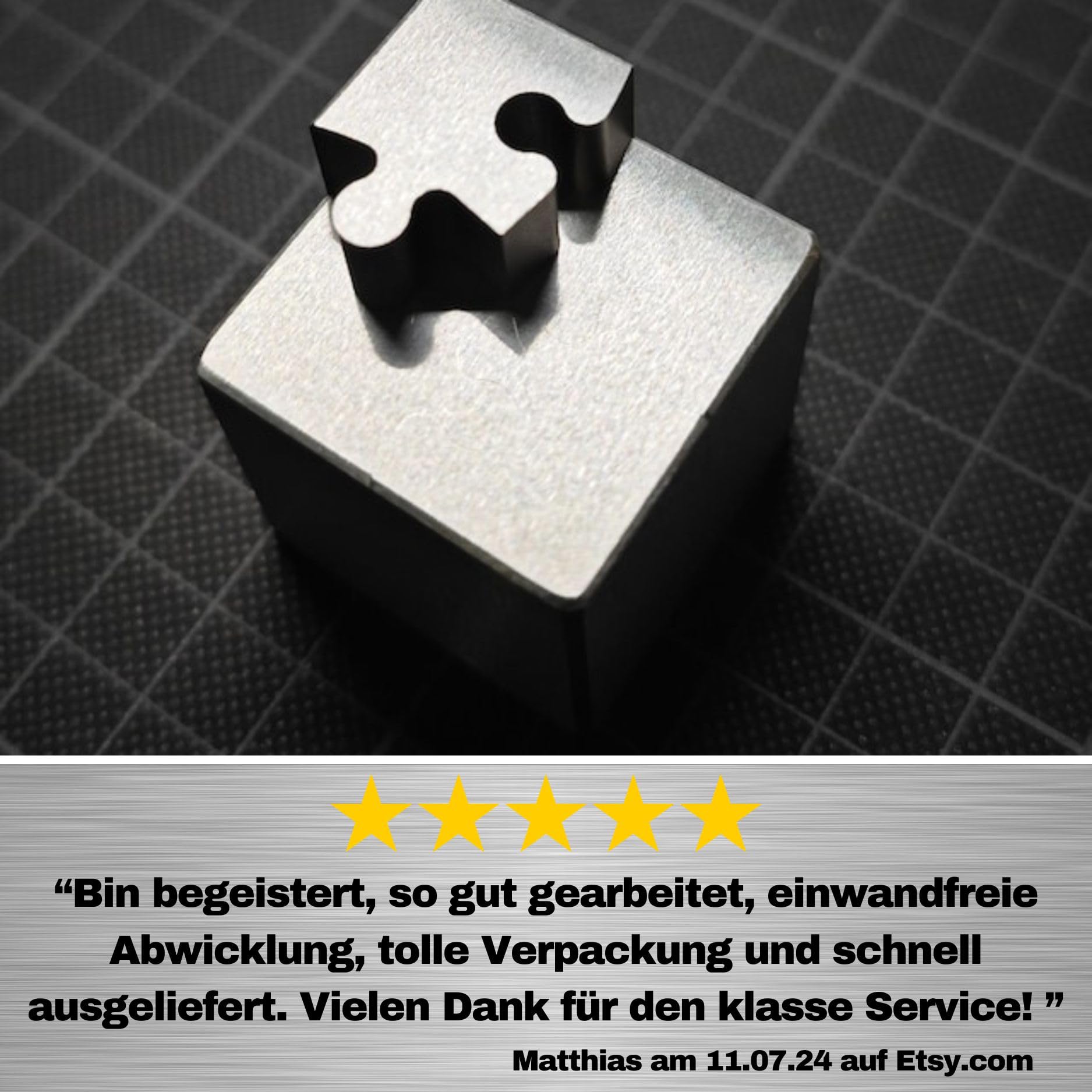 Pentagon Puzzle aus Edelstahl – 5-teiliges Null-Toleranz Präzisionsobjekt, EDM-gefertigt – Design Fidget Toy für Technikliebhaber – Hochwertige Büro Deko & Geschenk für Männer, 310 g