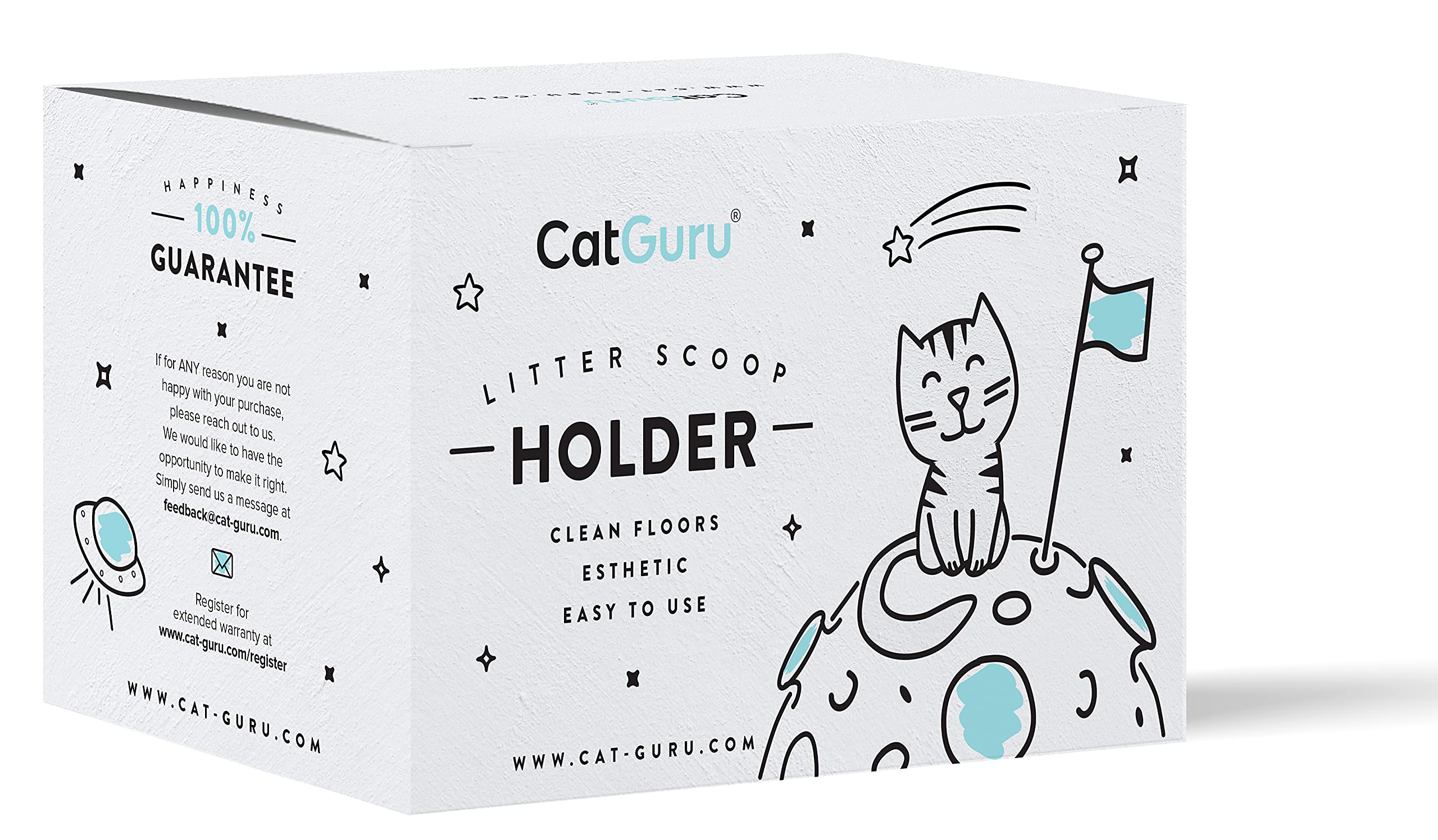 CBROSEY CatGuru - Soporte para Pala de Arena para Gatos