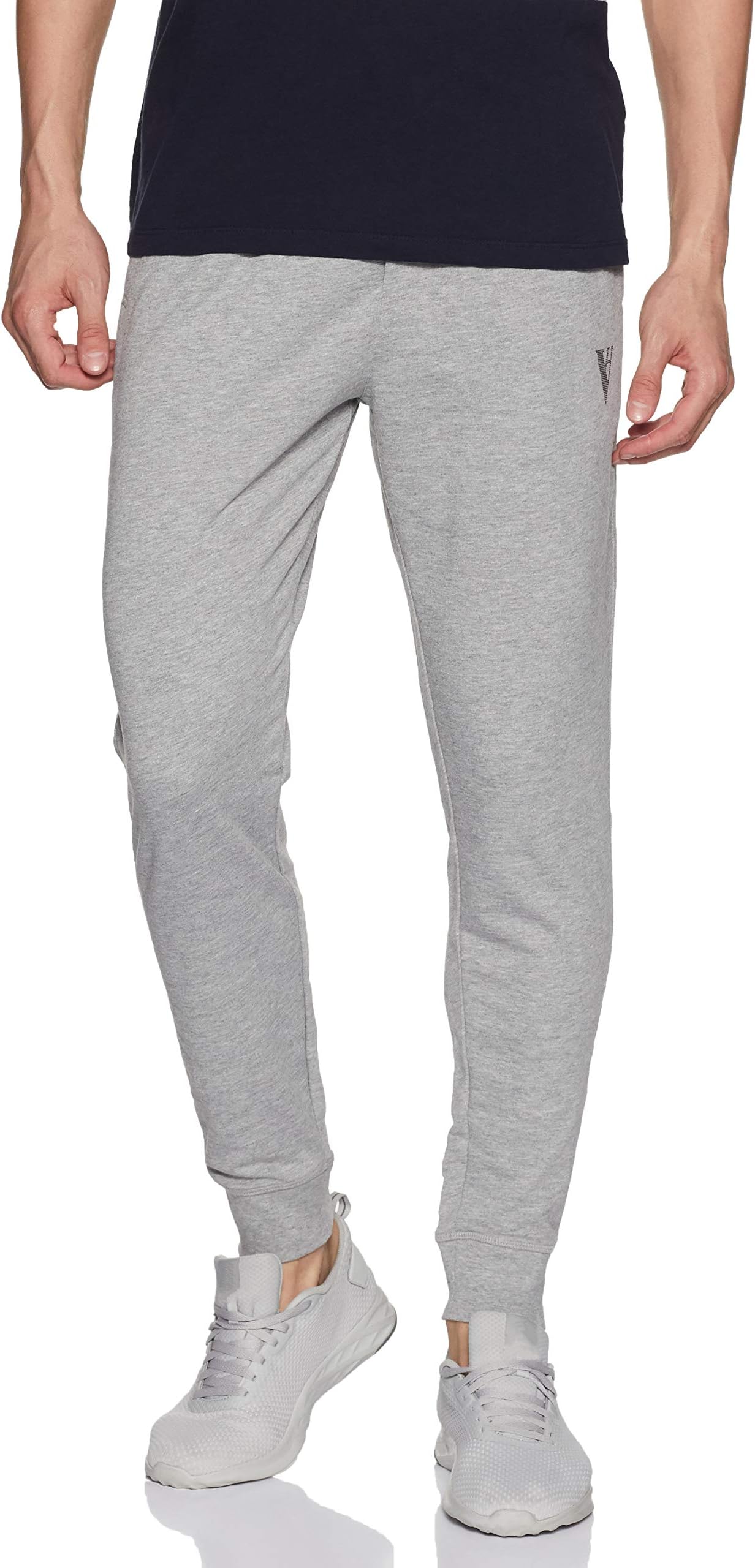 Men Mid Rise Athleisure Smart Tech Regular Fit Joggers - Easy Stain Release, Anti Stat, Ultra Soft