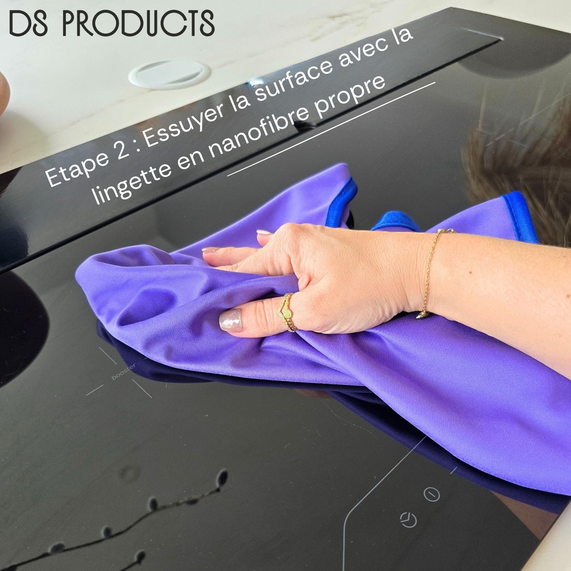 Lot 6 Chiffons Microfibres Vitres & Polissage | 3 Lingettes Nanofibre 65x45cm + 3 Lavettes Éponges Épaisses | Nettoyage Vitres Maison, Voiture, Salle de bain, Cusine | Microfibre Sans Traces (5) - 3