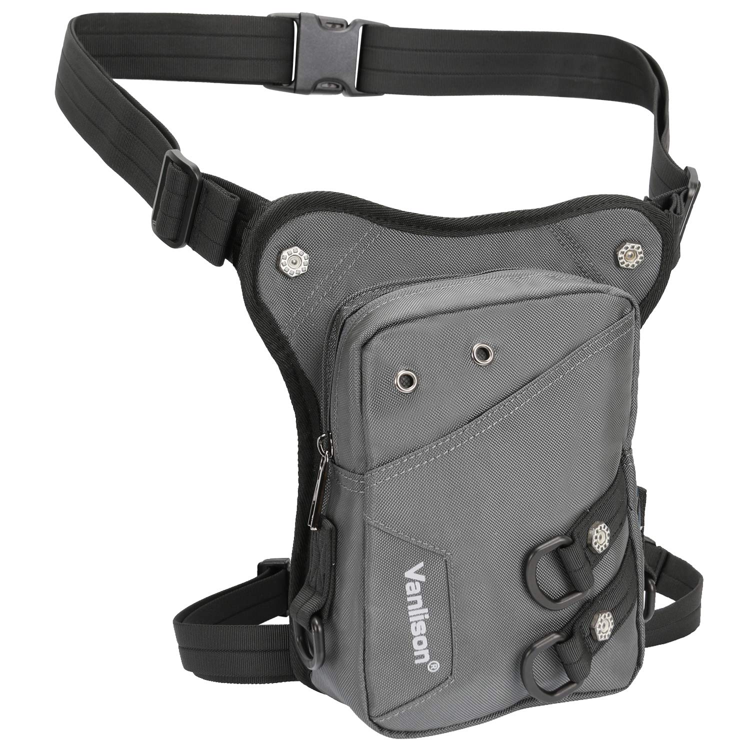 Vanlison wasserdichte Taktische Beintasche Beinpackung Wandern Motorrad Tasche