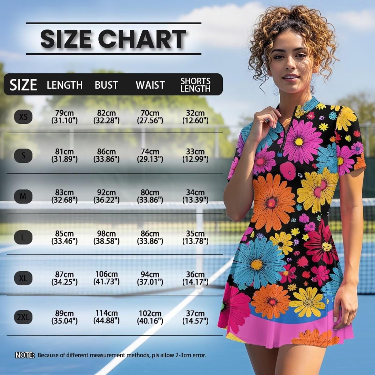 AFPANQZ Tennis Dress for Women Zip Golf Dresses with Built in Shorts and Pockets Short Sleeve Zipper Workout Athletic Wear