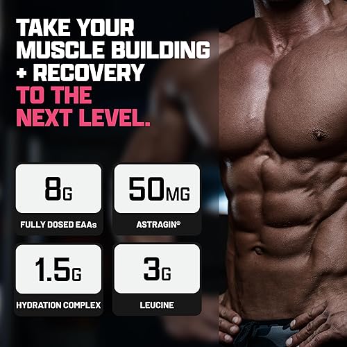 Miniatura 4 de Nutrex Research EAA Hidratación  EAAs + Polvo de BCAA  Recuperación muscular, fuerza, construcción muscular, resistencia  8G de aminoácidos