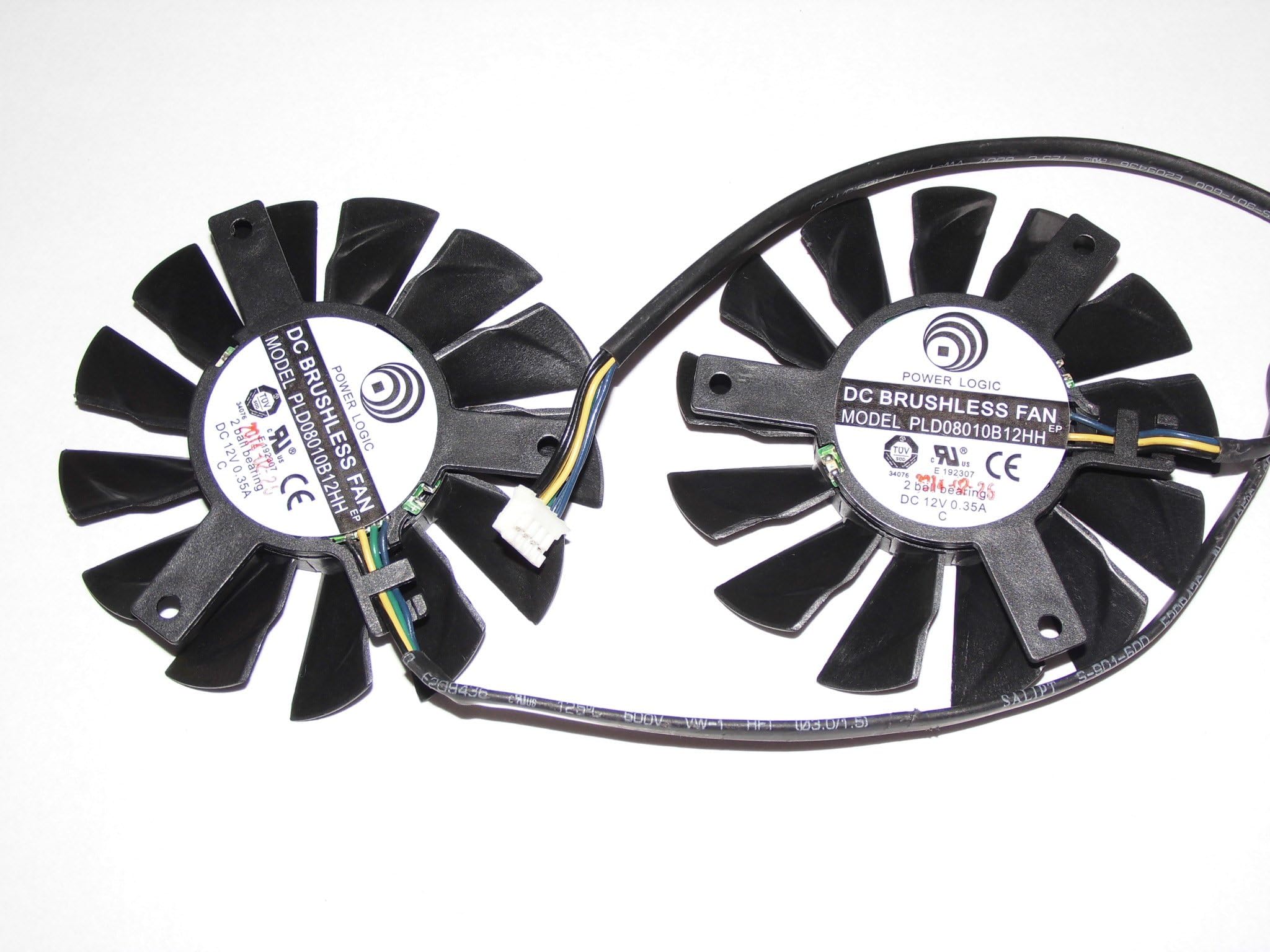Power Logic PLD08010B12HH 12V 0.35A 4Wire Video Fan