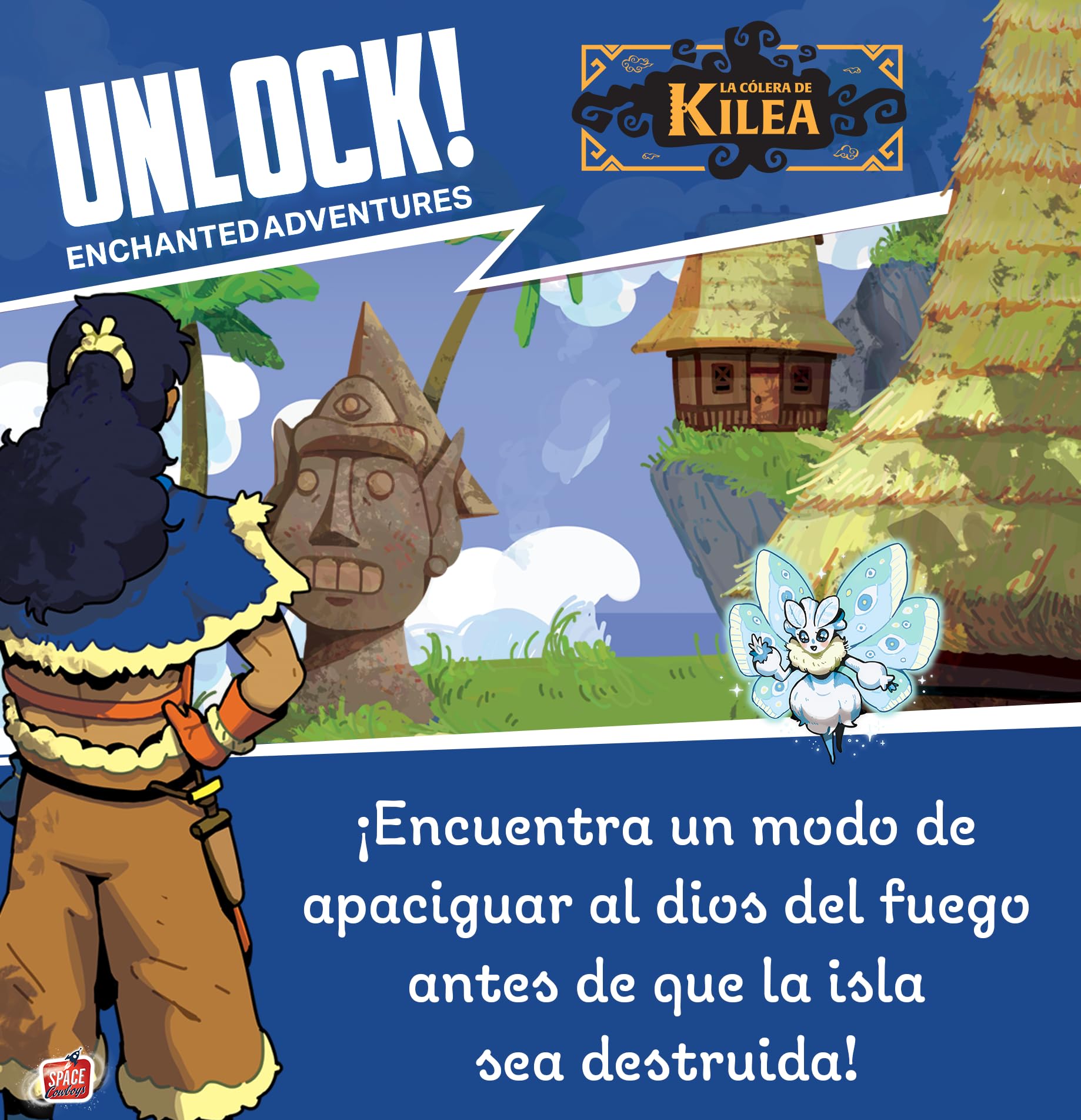 Asmodee Unlock! Enchanted Adventures Gra planszowa od 10 lat, dla 1 do 6 graczy, 60 minut na grę, hiszpańska
