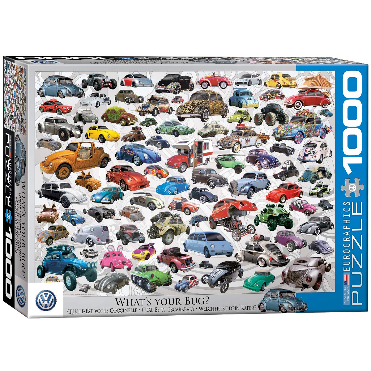 VW Beetle Gone Places 1000-Piece Puzzle – Revs Institute - View #3