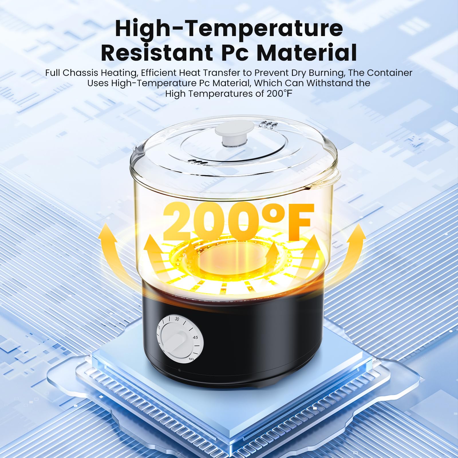 Sunowl Scaldasalviette Elettrico, Scalda Salviette con Clip Riscaldamento Rapido a 202 F in 10 Minuti, Scalda Asciugamani per Spa/Viso/Uso Domestico