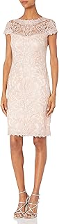 Tadashi Shoji Women's Corded Lace Cap-Sleeve Dress