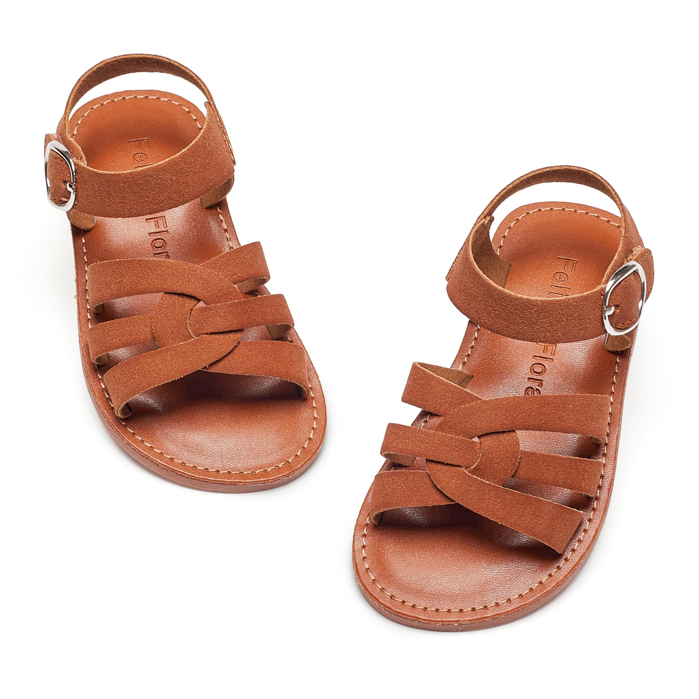 Felix & Flora Toddler Girl Sandals - Little Girl Easter Summer Dress Shoes Lightweight Open Toe Beach Holiday.